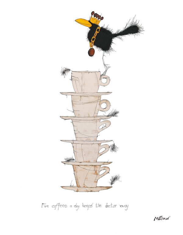 FIVE COFFEES A DAY