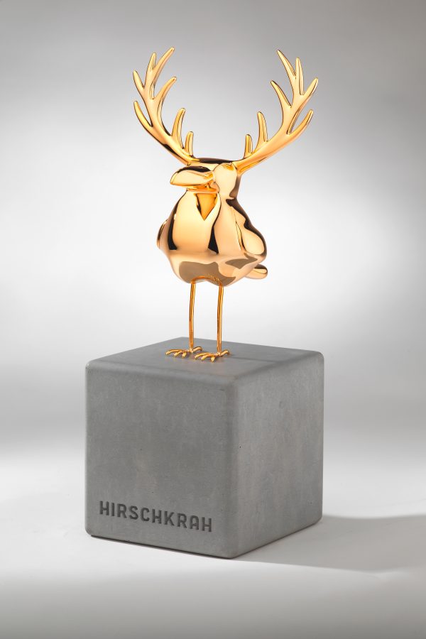 HIRSCHKRAH SKULPTUR - Edition GOLD