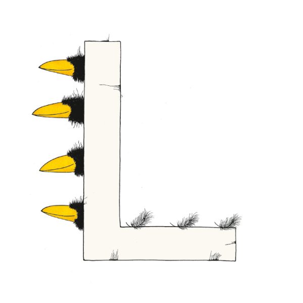 „L“ DAS GROSSE RABENALPHABET